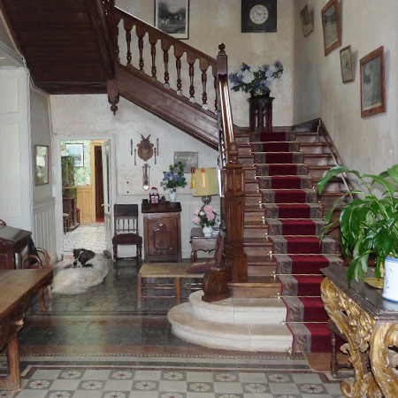 Chambres hôtes - Vic-Fezensac - Gers 32 - cage escalier